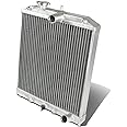 DNA MOTORING RA-HC92-42-2 Compatible with Honda D15/16/B18 1.5L/1.6L/1.8L I4 MT 2-Row Dual/Double Core T-6061 Aluminum Radiator