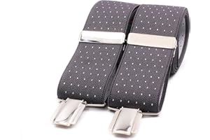 EL MONO CON PAJARITA Bretelle da uomo fatte a mano. Bretelle da uomo con 3 clip extra resistenti. Bretelle elastiche da uomo originali, eleganti e resistenti.