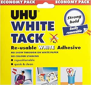 UHU ED43527 Tack Economy Pad-White