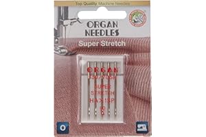 Organ Needles 5435090BL Maschinennadeln, Silber, 90/14 Größe, 5