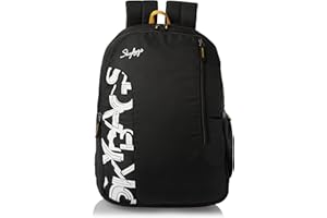 Skybags Casual Backpack 28L, 2 Main Compartments, Bottle Pocket, Front Pocket, Padded Shoulder Strap