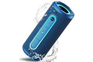 TIMU Cassa Bluetooth Portatile Potente, Altoparlante Bluetooth con Stereo HiFi Bassi, IPX7 Speaker Bluetooth Accoppiamento TWS(blu navy)