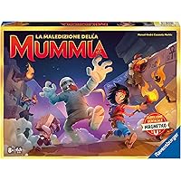Ravensburger – La maledizione della mummia, Gioco Da Tavolo, gioco in scatola per tutta la famiglia, Da 2 a 5 Giocatori, 8+ A