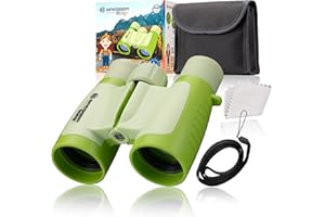 Bresser Prismáticos Infantiles (3 x 30), Color Verde