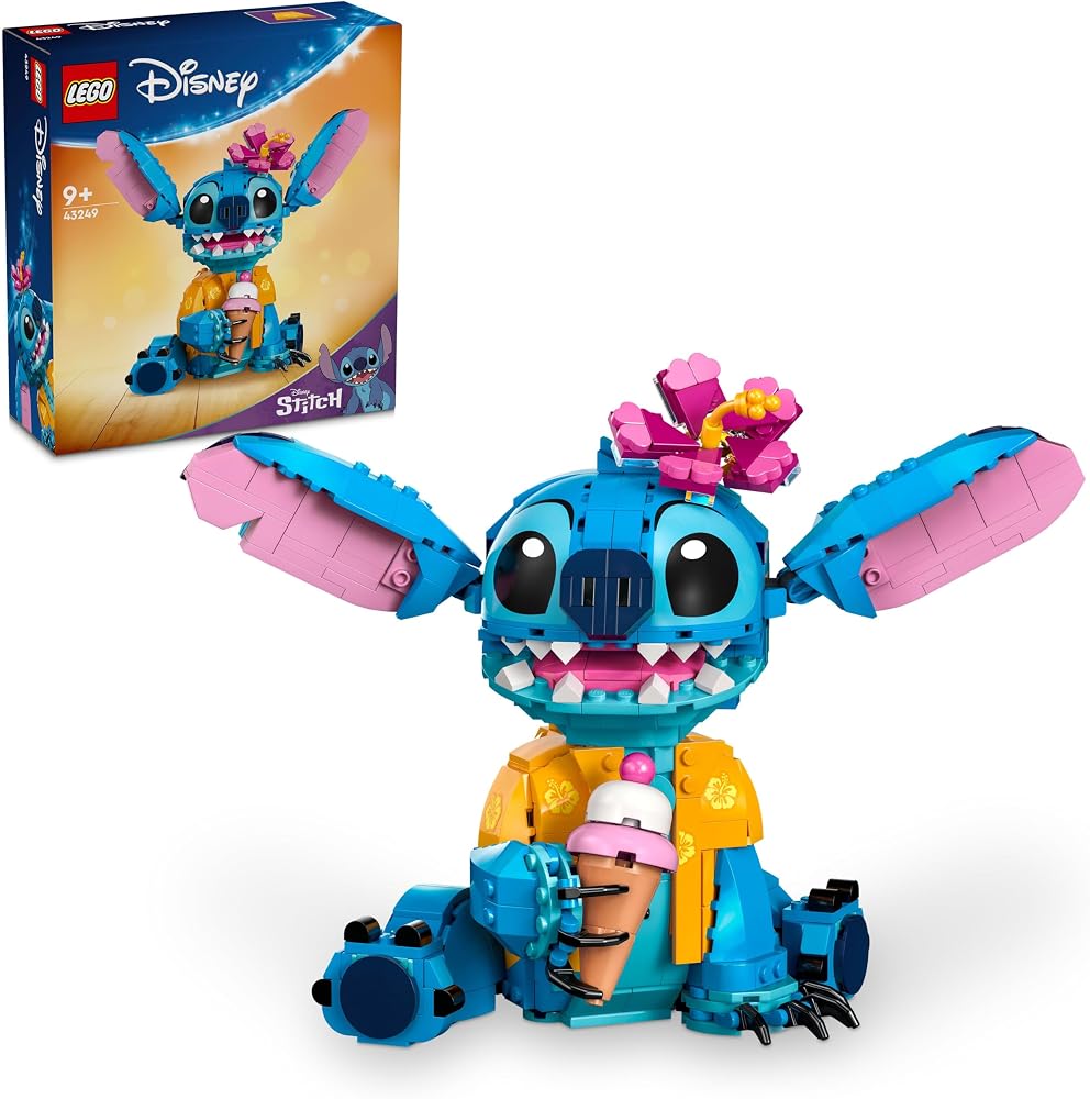 LEGO Disney Stiç 43249 | 9 Yaş ve Üzeri Çocuklar için Aksesuarlar İçeren Oyuncak Yapım Seti, Hediye Fikri (730 Parça)