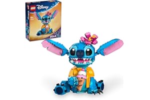 LEGO ǀ Disney Stiç 43249-9 Yaş ve Üzeri Çocuklar için Dondurma Külahlı İnşa Edilebilen Yaratıcı Oyuncak Yapım Seti (730 Parça)