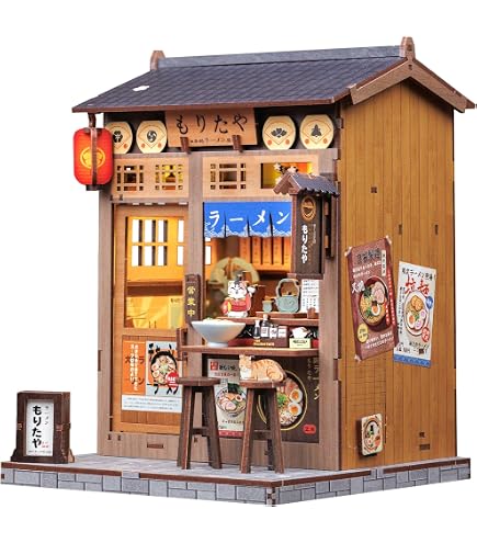 CUTEBEE Book Nook Kit - Maison de poupée miniature,Kit de bibliothèque,Décoration avec lumière LED,Kit de modélisation pour adolescents et adultes(The Drama Bookshop
