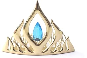 Kuzhi Princess Tiara Coronation Crown - Golden Metal