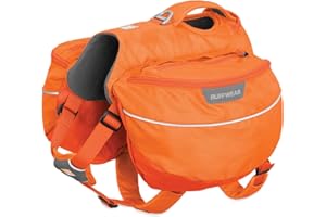 Ruffwear Wander-Rucksack für Hunde, Große bis sehr große Hunderassen, Größenverstellbar, Größe: L/XL, Orange (Orange Poppy), Approach Pack, 50102-801LL1