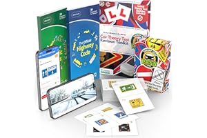 THEORY TEST PASS 2025 Highway Code Book + Know Your Traffic Signs 2025 UK + 30 Days Theory Test Revision + UK Road Sign Flash Cards