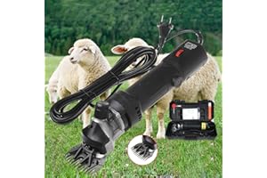 Sinbide - Esquiladora de ovejas con 6 velocidades ajustables, 690 W, eléctrica, profesional, tijeras para ovejas cabras Llamas Alpacas