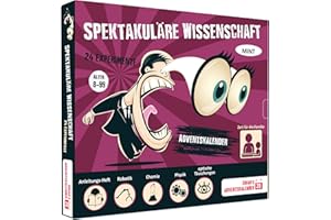 SOHAR'S Adventskalender 2025 Spektakuläre Wissenschaft 24 atemberaubende Tricks für Kinder ab 8 Jahren. Technik, Ingenieurwesen und Mathematik (deutsche Ausgabe)