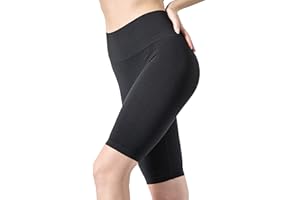 Risalti Leggings Corti Donna Pancia Piatta - Abbigliamento Donna, Leggins 1/2 in Microfibra Elasticizzata, Pantaloncini Vita Alta Modellante - Made in Italy