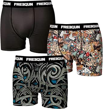 Sous Vetements Freegun Lot De 3 Boxers Garcon Vetements Groupisd Com