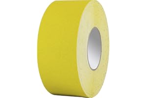 kaiserkraft FRANKEL Bande de marquage des sols compatible avec gerbeurs | vinyle | largeur 75 mm | jaune