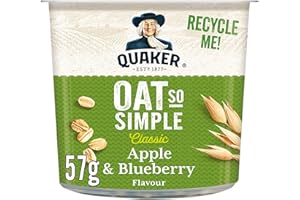 Quaker Oat So Simple Apple and Blueberry Porridge Pots - 8x57g