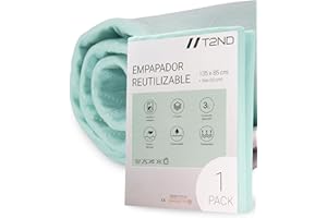 T2ND Protector Cama Impermeable Lavable Reutilizable Para Incontinencia Adultos Mayores Niños Mascotas Alas Ajustables 4 Capas Absorbentes Higiénico Antiescaras Cuidado Nocturno Fácil Lavado 135x85 cm