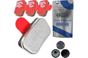 ‎YOUR DAY MATE Ersatz Klebestreifen Set, 4 Stück, kompatibel mit OOONO CO-DRIVER NO2, PARK P-DISC NO2, NO3, Metallplättchen mit Klebepads, Sticker Blitzerwarner, Parkscheibe, Halterung Klebesticker Windschutzscheibe