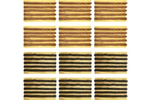 Sheryl&Rain 60 Pezzi 6mm Strisce Adesive Kit Riparazione Bici, Kit Riparazione Tubeless, Pneumatici Accessori Professionali per Riparazione Foratura Pneumatici Tubeles