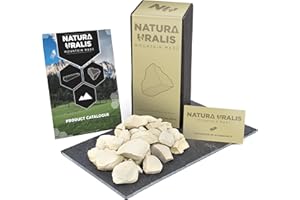 ‎NATURA URALIS Natura Uralis Sibirischer Gelber Ton | 500g Natürlicher Gelber Ton, Pastell- bis Goldgelb - Erstaunliches Knirschen, Befriedigend Erdige, Samtige Und Feste Textur, ASMR-Erlebnis