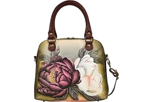 Anna by Anuschka Damen Organizer mit doppeltem Reißverschluss