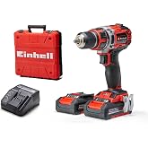 Einhell Profesyonel Ak&uuml;l&uuml; Vidalama TP-CD 18/50 Li BL Kit Power X-Change (18 V, K&ouml;m&uuml;rs&uuml;z, 50 Nm, 2 Vites, 13 mm Mandren, 2x 2,