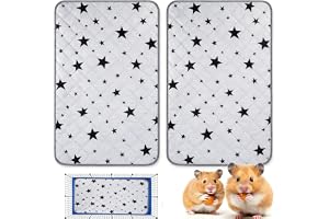 2-pack återanvändbara dynor för marsvin, 120 x 60 cm, tvättbar och superabsorberande pee-pad burmatta, smådjursmattor för kan