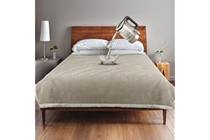 Pawsee Manta para Perros Impermeable, Lavable Cama para Perros Felpa y Antideslizante Impermeable con Super Suave Sherpa Manta para Perros Manta