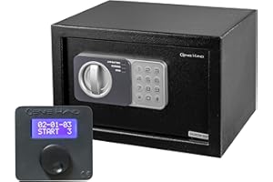 Genie Hand – Caja Fuerte A Tiempo, Cronometrada con Cuenta Regresiva – Cerradura B-Class – Anti Bounce Technology