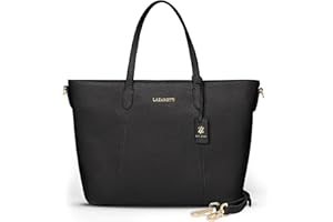 Lazarotti Bologna Damen City Shopper aus Echt-Leder | Tote Bag mit abnehm- & längenverstellbaren Trageriemen | Schultertasche 31 cm