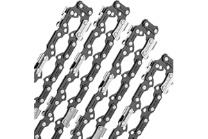 AICOYA Lot de 3 X 45cm Chaînes 0.325" 72 Maillons d'Entraînement 1.5mm 058