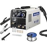 Harukiku 135 Gas Free Wire Welder, 3 in 1 Welding Machine | Multi-process welder (Flux MIG/MMA/Lift TIG) with synergistic adv
