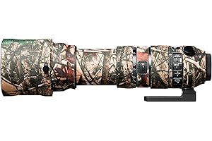 easyCover - Lens Protection Camouflage Cover - Objektivschutz - Schutz für Ihr Kameraobjektiv - Geeignet für Sigma 150-600mm F5-6.3 DG OS HSM Sport - Wald Camouflage