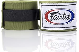 Fairtex HW2 Bandages pour Les Mains en Coton élastique, 120' et 180" sur Toute la Longueur, Plusieurs Couleurs