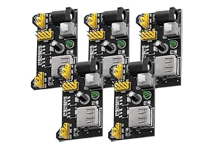 ‎AZDELIVERY AZDelivery MB102 Breadboard Power Supply Adapter Power Supply Module 3.3V/5V kompatybilny z Arduino i Raspberry Pi w tym e-Book!