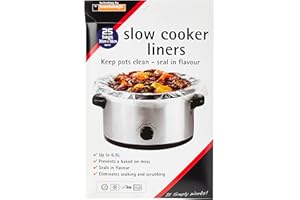 Toastabags Slow Cooker Plastic Liner (Pack of 25) Transparent, Packing May Vary
