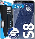 [2 Stück] 3D Schutzfolien kompatibel mit Samsung Galaxy S8 - [Made in Germany - TÜV Nord] – HD Displayschutz-Folie…