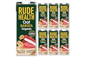 Rude Health Organic Oat Barista Drink 1 Litre. (Pack of 6)