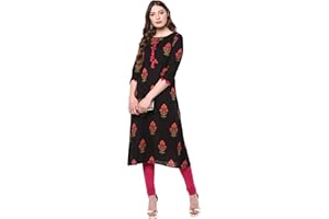 Janasya Indian Tunic Tops Baumwolle Kurti für Frauen