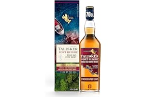 Talisker Port Ruighe Single Malt Scotch Whisky | 45.8% vol | 70cl | Finished in Port Casks | Single Malt Whisky | Notes of Rich Berry Fruits | Peated Sweet Smokiness | Scottish Whisky