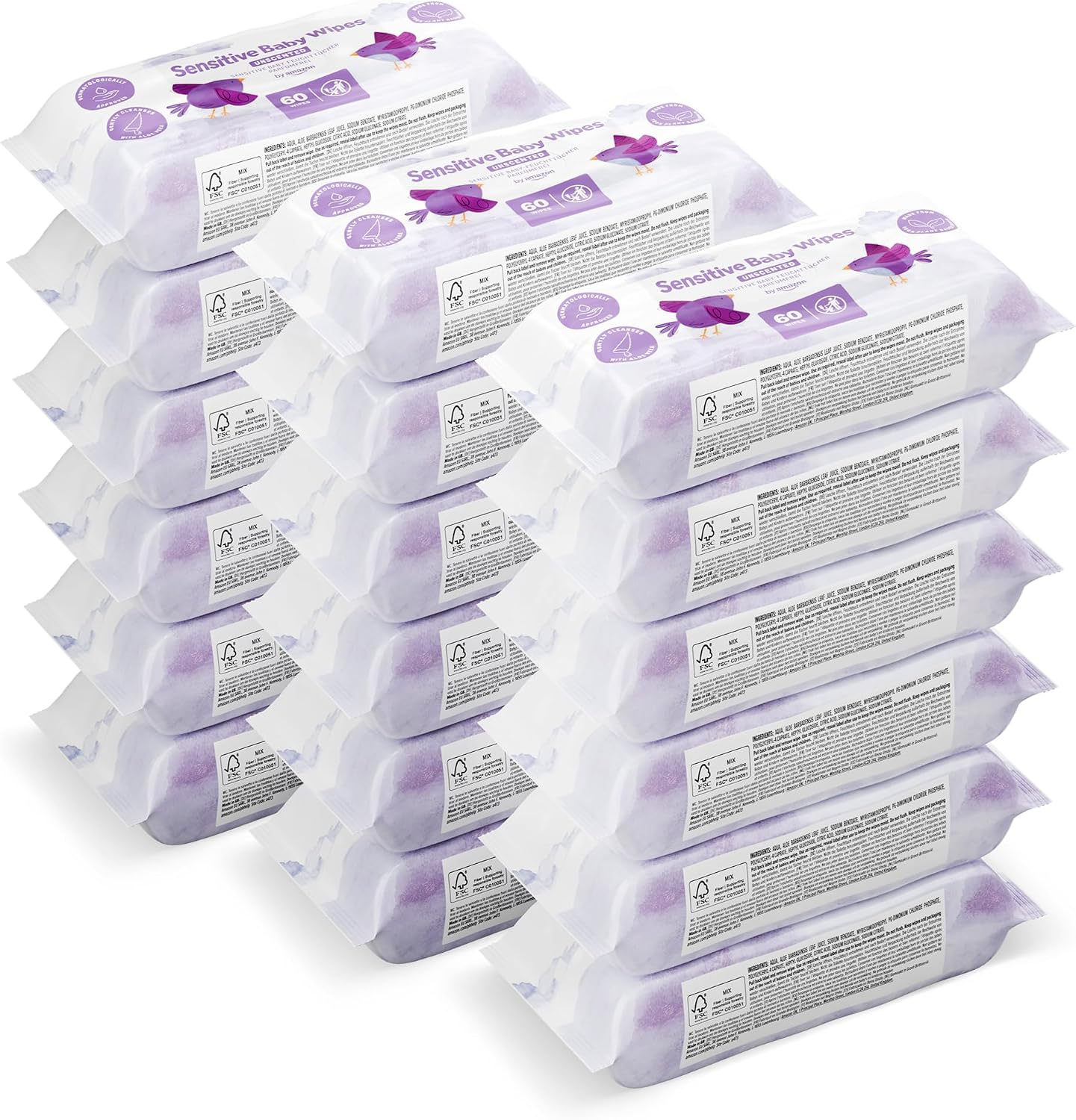 Avis d'Expert & Test Approfondi : by Amazon Sensitive Baby Wipes Unscented 1080 (Sélection)