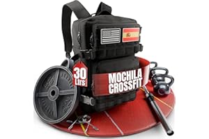SPARTANFY | Mochila Crossfit Hombre 45L | Mochila Táctica Militar Impermeable para Gimnasio, Senderismo, Viaje, Montañismo | Mochila Grande Resistente con Sistema MOLLE