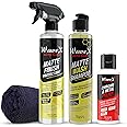 Wavex Matte Finish Maintainer 300ml Combo | Wash, Clean, Protect and Maintain Matte Bikes & Cars | Consists of Matte Wash Shampoo, Maintainer, Microfiber, Chrome & Metal Polish