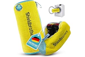 Schuhwaschbeutel Waschmaschine – 2 Stück – Waschbeutel Schuhe – Wäschesack Sneaker – Schuhbeutel Waschmaschine – Shieldbrothers® Soft Guard gelb
