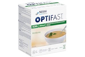 Optifast® Sopa - Verduras - 8 sobres de 55 g - Sustitutivos de comida - Ayuda para perder peso o a mantenerlo después de haberlo perdido