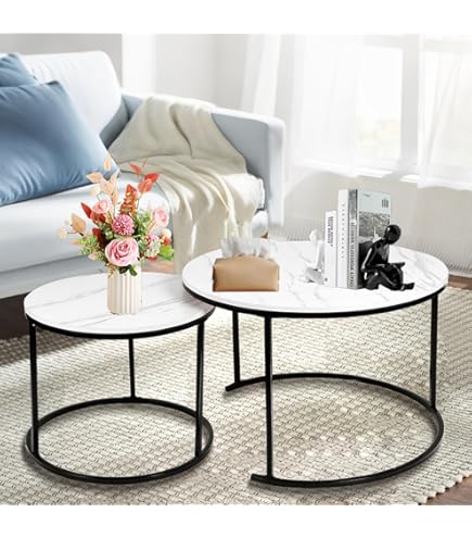 UNIVERSDECOR - Mesa Baja Neile (tamaño Grande, 112 X 80 Cm), Diseño De Atmosphera