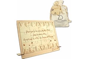 Puzzle en Bois Veux-tu être ma Témoin, Idee Cadeau Casse Tete Original et Personnalisé pour Faire Votre Demande de Temoin pour Votre Mariage, Annonce Insolite EVJF, avec Pochette Cadeau (avec Cadre)