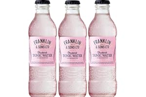 ZEUS PARTY Acqua Tonica Franklin & Sons Tonic Water 200 ml (Rabarbaro & Ibisco, 3)