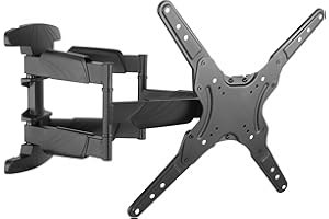 RICOO Uchwyt ścienny do telewizora wychylny do 30-55 cali S5044 / uchwyt do telewizora - uchwyt do telewizora monitor uchwyt ścienny telewizor 55 cali - uchwyt ścienny do telewizora do 40 kg max VESA