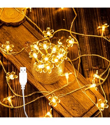 ALEGRE Rosen Lichterkette Mit Batterie – 3 M, 20 Warmweiße LEDs, Blumenform, Für Valentinstag, Hochzeit, Deko – 3 Modi: Aus/Blinken/Dauerlicht, Batteriebetrieben (3x AA)